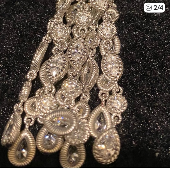 Judith Ripka Silver Tassel Enhancer - Picture 2 of 4